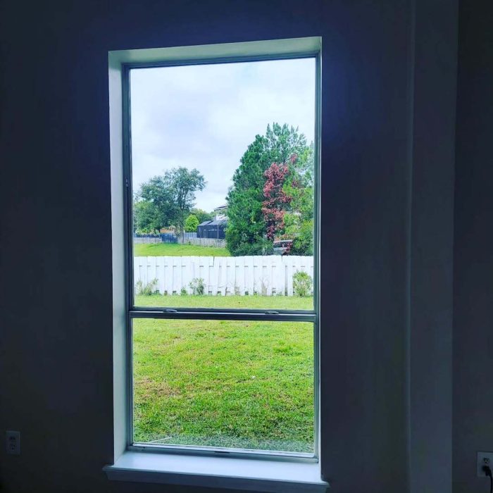 Foggy glass after