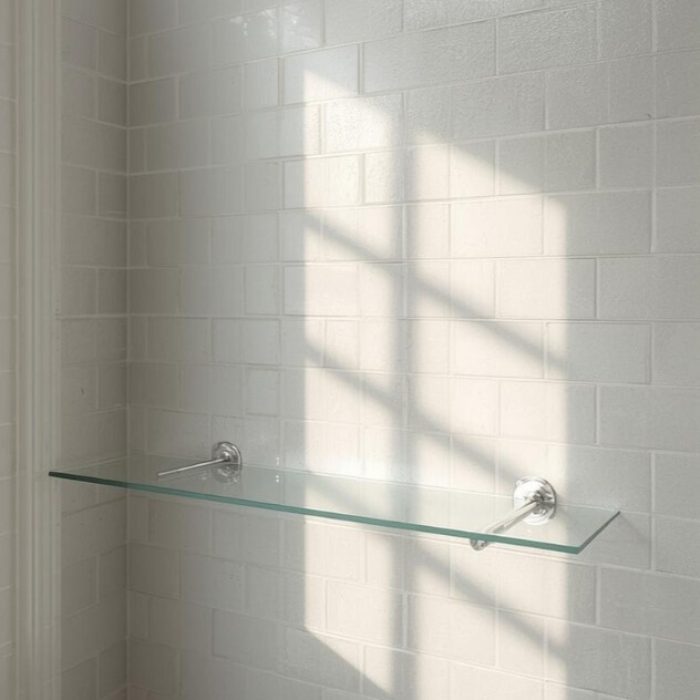 Glass Shelves before