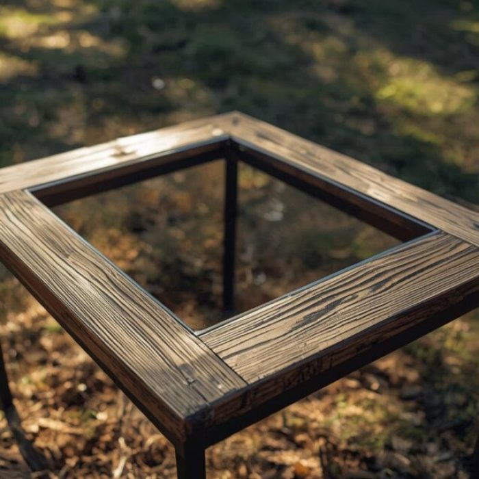 Patio Table before